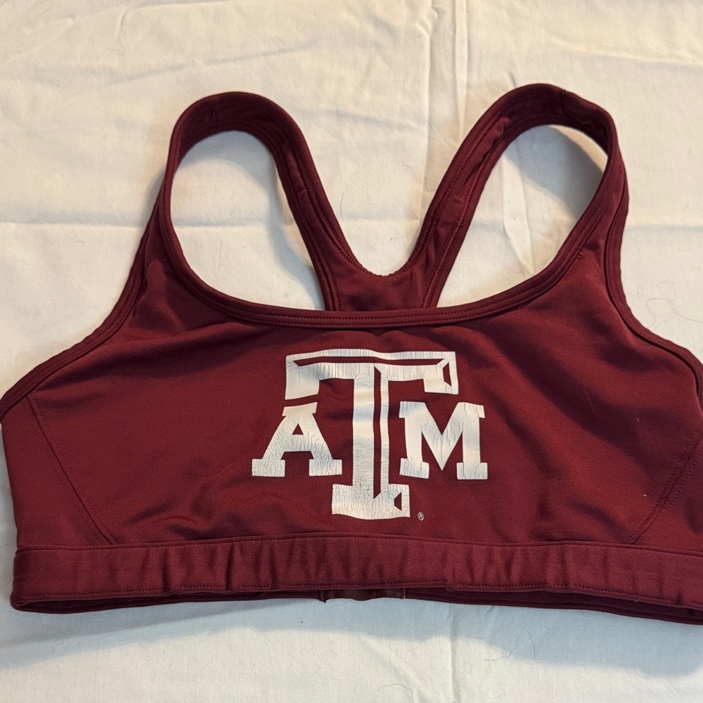 PINK Victoria's Secret Texas A&M  Sports‎ Bra size M